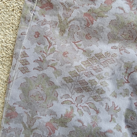 PILCRO Light Blue All Over Print Floral Straight Leg Slim Boyfriend Jeans Sz 29 - Picture 5 of 16